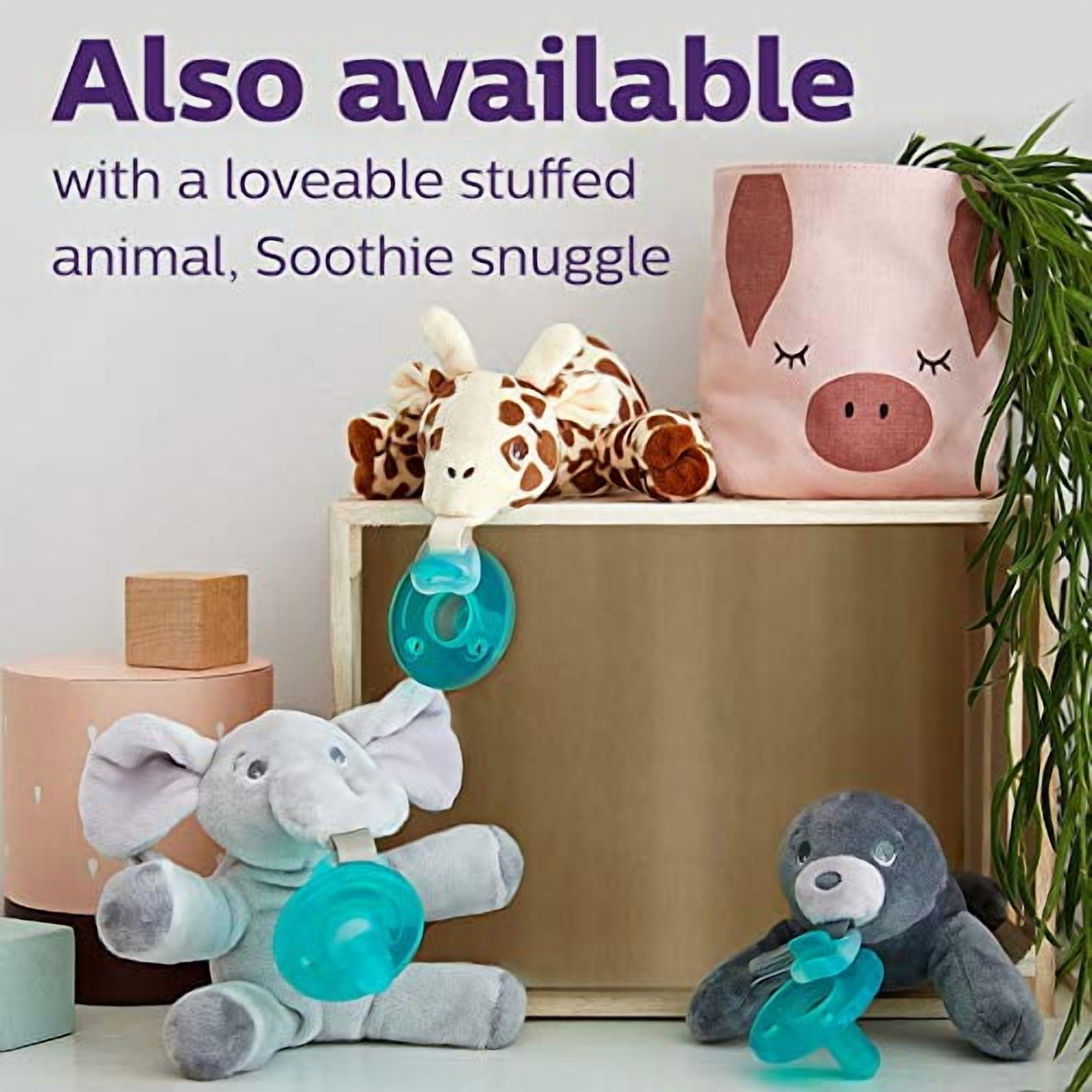 Philips Avent Soothie Pacifier, Pink/Purple, 0-3 Months, 4 Pack