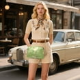 thumbnail image 6 of FORMRS Women Crossbody Purse with Chain Strap Vegan Leather Shoulder Handbag, Martini with Olive, 6 of 7
