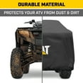 thumbnail image 3 of Caterpillar MudShield All Weather Waterproof Outdoor ATV Cover for Ultimate Protection Heavy Duty M 76" x 33" x 45", Black, 3 of 4