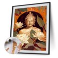 thumbnail image 3 of Kit de pintura por números DIY Buda mano aceite arte imagen artesanía hogar pared decoración (4) FLhrweasw Nuevo, 3 of 9