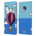 thumbnail image 1 of Head Case Designs Officially Licensed Peanuts Halfs And Laughs Snoopy & Woodstock Balloon Leather Book Wallet Case Cover Compatible with Samsung Samsung Galaxy S9, 1 of 6
