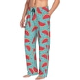 thumbnail image 6 of Naloa Watermelon Pajama Pants Men, PJ Bottoms, Sleep & Lounge Pants-Large, 6 of 6