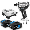 HART 2-pack 20-Volt 4Ah Batteries and Brushless Impact Driver