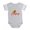 Heather Gray, variant on CafePress - Lollipop 2 - Cute Infant Baby Football Bodysuit