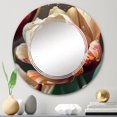 thumbnail image 2 of DESIGN ART Designart 'Tulip Flowers Watercolor' Printed Floral Tulip Wall Mirror 32in.x32in., 2 of 5