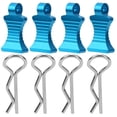 thumbnail image 2 of Alliage d'Aluminium RType Corps Coquille Clips Pin Mount Set pour Traxxas 1/8 1/5 RC Voiture (Bleu), 2 of 6