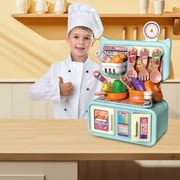 SPOORYYO Play House Toys Set Simulation Kitchen Cooking Toys Kitchenware Great Chef Role Play Gift