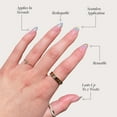 thumbnail image 2 of Glamnetic Press-On Nails – Winter Storm | Holographic Ombre Almond Nails, "Salon Quality", 30 Count, 2 of 6