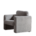 thumbnail image 6 of 33"Corduroy Fabric Single Sofa, Modern Lounge Chairs Single Sofa with Support Pillow , for Apartment, Office, Living Room & Bedroom, 6 of 8