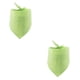 thumbnail image 3 of Greeniant Bufanda de baba para mascotas Manteniendo caliente Toalla triangular adorable Verde fluorescente verde fluorescente 2piezas Greeniant CBP281047, 3 of 6