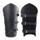 thumbnail image 4 of Cuero caballeros de Tiro con guantes de disfraz patrones de caballo - Bck Negro Sunnimix Brazales medievales, 4 of 8