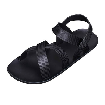 

Cathalem Ladies Comfortable Women Sandals Outdoor Beach Slide Shoes Fashion Black 38