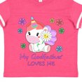 thumbnail image 4 of Inktastic My Godfather Loves Me Cute Unicorn Boys or Girls Toddler T-Shirt, 4 of 5