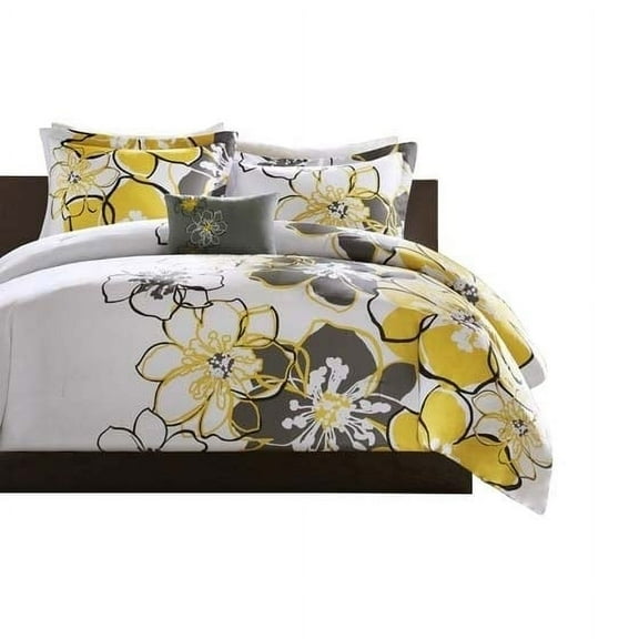 Gracie Mills Laszlo Vibrant Floral Comforter Set - GRACE-6046