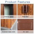 thumbnail image 4 of 6ft x 6ft Outdoor Metal Storage Shed with Metal Foundation ,With window, 4 of 8
