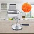 thumbnail image 5 of Rotary Cheese Grater Hand Drum Slicer Crank Vegetable Chopper Stainless Steel, 5 of 15