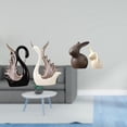 thumbnail image 2 of Conjunto De Esculturas Y Estatuas De Cerámica Con Forma De Cisne, De Porcelana, Para Decoración De Estanterías, Aniversarios, Chimeneas, Soportes De TV, Armarios Y Jardines., 2 of 8