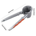 thumbnail image 3 of Nut Cracker, Nutcracker Tool, Ergonomic Alloy Walnut Pliers with Non-Slip Handle, Funnel Design for Hazelnuts, Pecans, Chestnuts, Durable Rust-Resistant Metal Nut Opener Pliers, 3 of 7