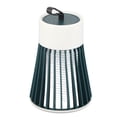 thumbnail image 4 of Lámpara eléctrica matamoscas ABS recargable por USB para interior y exterior, color verde, 4 of 12