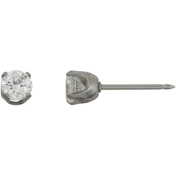 Inverness Home Ear Piercing Kit with Stainless Steel 5mm CZ Earring