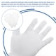 thumbnail image 5 of 12 pares de guantes blancos de algodón para mujeres y hombres, eczema, manos secas, servicio hidratante, limpieza de archivos, joyería, inspección de plata, 5 of 5