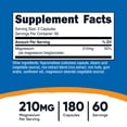 thumbnail image 3 of Nutricost Magnesium Glycinate Capsules (180 Capsules, 210 mg Magnesium Glycinate Per Serving) - Magnesium Glycinate Supplement for Gentle Absorption, 3 of 11