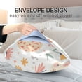thumbnail image 4 of Yayeee Pillowcase Standard Size Set of 2 Satin Wrinkle Resistant Pillow Case, Pink Easter Eggs, 4 of 8