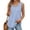 Light Blue, variant on Vivianyo HD Women's Scoop Neck Curved Hem Wide Strap Tank Top, Casual Loose Sleeveless Basic Summer Vest Top, Women's Army Green, Sizes 3XL-5XL