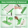thumbnail image 4 of TRENNCHI Newly Upgraded 2-in-1 Dry & Wet Sweeper Floor Mopping and Sweeping Kit with 20PCS Sweeping Cloths and 1 Sweeper, Multi-Surface Kit for Floor Cleaning, 4 of 6