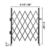 VEVOR Single Folding Security Gate Folding Door Gate 5H x 5-1/2W Scissor Gate