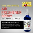 thumbnail image 3 of Scent Bomb Clean Cotton Air Freshener  8 oz Spray, Long-Lasting Odor Eliminator for Home & Car, Effective Deodorizer Spray for Kitchen, Bathroom, Fresh Room Spray & Smell Neutralizer, 3 of 6
