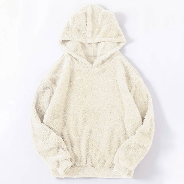 LSLJS Mode Femmes Chandail à Capuchon et Chandails en Molleton, Mode Femmes Haut à Imprimé Léopard Hiver Confortable Manteau à Manches Longues