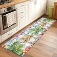 thumbnail image 3 of Summer Gnome Washable Runner Rugs 2'x6', Starfish Shell Butterfly Low Pile Throw Entryway Rug Non-Slip Sturdy Edge Binding Carpet for Indoor Bedside Entrance Bedside, 3 of 9