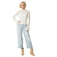 thumbnail image 4 of Jessica Simpson Women's and Women's Plus Zinnia Boyfriend Jeans, 25" Inseam, Sizes 2-24, 4 of 5