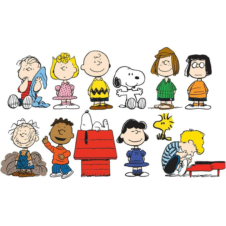 RoseArt: 12 Mini-Shaped PEANUTS Jigsaw Puzzles, 500 Pieces for