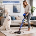 thumbnail image 2 of MOOSOO Cordless Stick Vacuum, Lightweight Powerful Cleaner for Hard Floor Carpet Pet Hair, 2 of 10