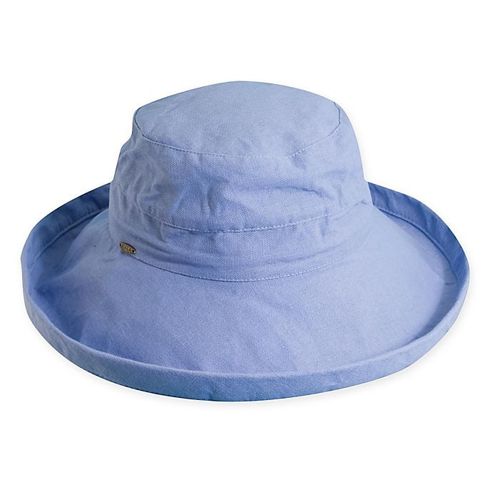 Scala Women's Big Brim Cotton Sun Hat 