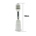 thumbnail image 2 of Adaptador de enchufe de luz de extensión Flexible E27 a E27, convertidor de soporte de bombilla, Base de convertidor, junta giratoria Universal, 2 of 4