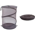 thumbnail image 2 of Tanjnj Clothes Basket Laundry Basket Mesh Popup Laundry Hamper 115L Collapsible Laundry Basket Extra Large Capacity Foldable Clothing Storage Basket with Handles 26 H x 18 W x 18 L No Lid, 2 of 5