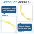 thumbnail image 3 of 10 Pcs Adjustable Cord Bracelet String, 7 Knot Good Luck Handmade Braided String Protection for Women DIY Wrist Jewelry Making, 13-26cm Long, 3 of 5