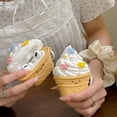 thumbnail image 2 of ZHaobin Summer Ice Cream Three-dimensional for AirPods 3 Protective Case Pro2 for Apple Bluetooth 1/2 Generation Earphone Cover (Ice Cream,AirPods 1 2), 2 of 7