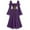 Purple#vintage halloween dresses women, variant on Medieval Dresses for Women Bell Sleeve Square Neck Chiffon Fairy Dress Ruffle Flowy Croset Halloween Costume Outfits 2025 Black,S