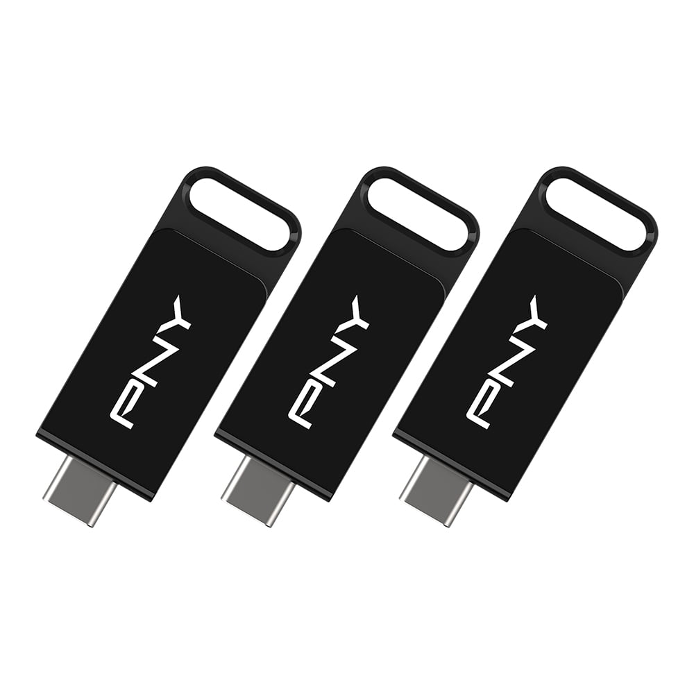 128GB Elite™ Type-C® USB 3.2 Flash Drive – Up to 120MB/s Read, Up to 10x Faster Write Than USB 2.0, Reliable Design, Durable & Portable For Everyday Store & Share, Type-C Connector, 3-Pack