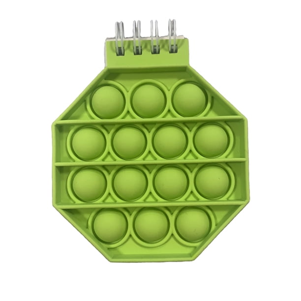 Push Bubble Octagonal Notebook Extrusión De Silicona Suave Bloc De Notas De Burbujas Juguete De Descompresión Methold FN006578-05