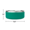 thumbnail image 2 of One Paw, Large Double Stainless Steel Dog Bowl, 2.1L (71 oz), 2 of 5