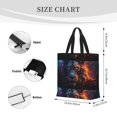 thumbnail image 3 of Balery Forest Cool Lion Bolsa de Mano para Mujeres con Cremallera, Bolsa de Gimnasio con Compartimentos, Bolsa para Laptop, Bolsa para Trabajo, 3 of 7