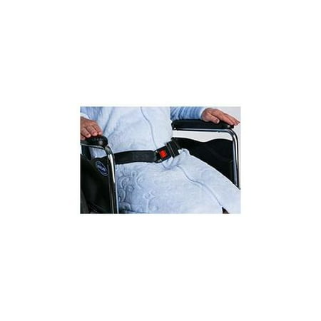 Wheelchair Seat Belt Alarm - Secure Quick-Release Wheelchair Seat Belt with Auto Style Buckle Closure - Adjustable 42