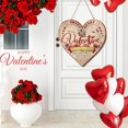 thumbnail image 5 of Valentine’S Day Wood Door Hanger,Classic Valentine’S Day Wood Sugar Door Sign,Country Wall Sign Decor for Window,Door,Porch,Romantic Home Decoration for Party,Anniversary, 5 of 7