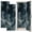 Color 3, variant on Gothic 2 Pcs School Locker Magnetic Wallpaper 12" x 36" Vintage Moody Moon Stars Gothic Crescent Starry Night Reusable Removable Locker Accessories Back to School Supplies