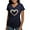 Navy, variant on CafePress - Jellybeanheart - Women's V-Neck Dark T-Shirt